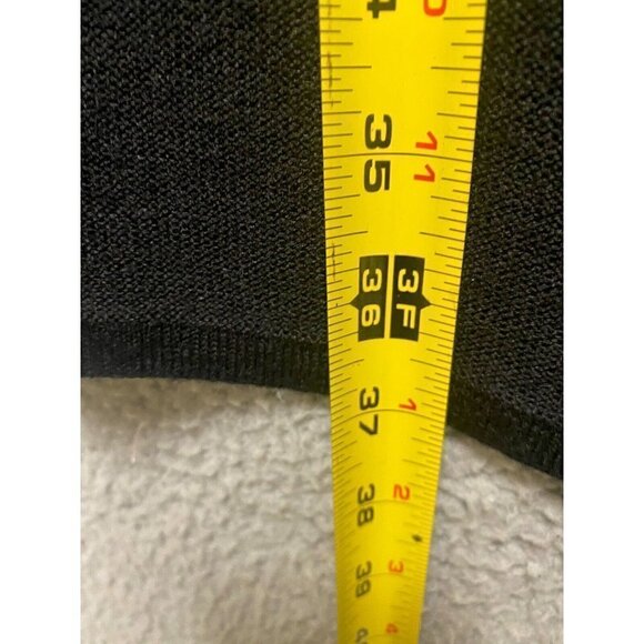 Coldwater Creek Womens Cardigan Black Long Sleeve Open Front Plus Size S - Picture 4 of 6